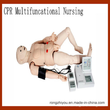 Hochwertige Multifunktions-CPR Medical Training Krankenpflege Manikin-Vital Signs Simulation